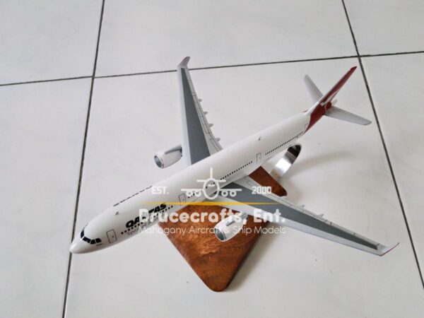 Model of A330-300 Qantas Airlines with detailed craftsmanship.